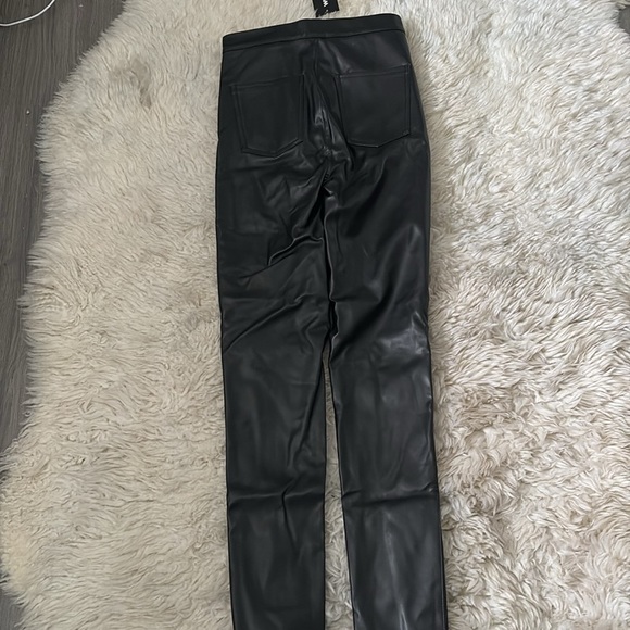 Wet seal faux leather black pants NWT size small - Picture 2 of 3